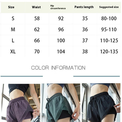 Women's Workout Running Shorts 2 in High Waisted 3" Athletic Shorts with Liner Pockets