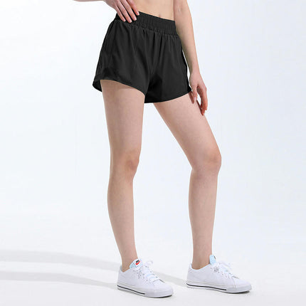 2 in 1Mesh Running Shorts for Women High Waisted Quick Dry Athletic Gym Lounge Shorts