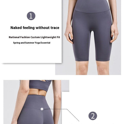 Tummy Control Biker Shorts for Women High Waist Athletic Compression Gym Yoga Shorts