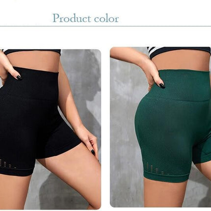 Gym Tummy Control Shorts Women Scrunch Butt Lifting Seamless High Waist Biker Shorts