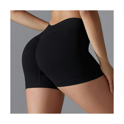 High Waisted Biker Shorts for Women-Tummy Athletic Workout Running Yoga Shorts