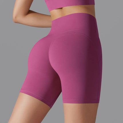 Women Workout Impact Shorts Scrunch Butt Lifting Gym Shorts Seamless Booty Biker Shorts