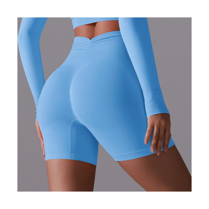 High Waisted Biker Shorts for Women-Tummy Control Fitness Athletic  Running Yoga Shorts