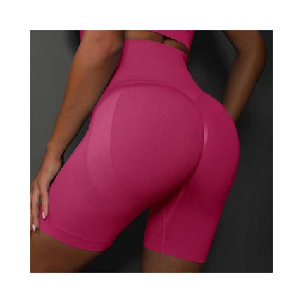 Yoga Shorts for Women Seamless Scrunch Butt Lifting High Waisted Gym Running Short Pants