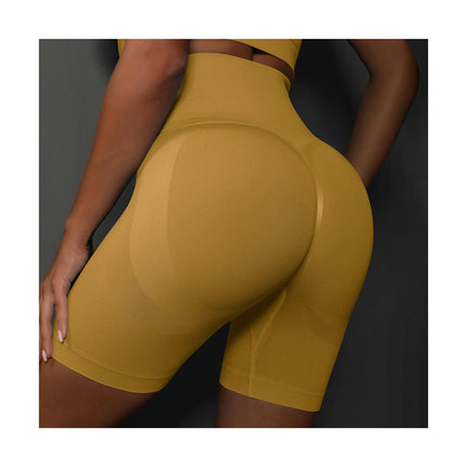 Yoga Shorts for Women Seamless Scrunch Butt Lifting High Waisted Gym Running Short Pants