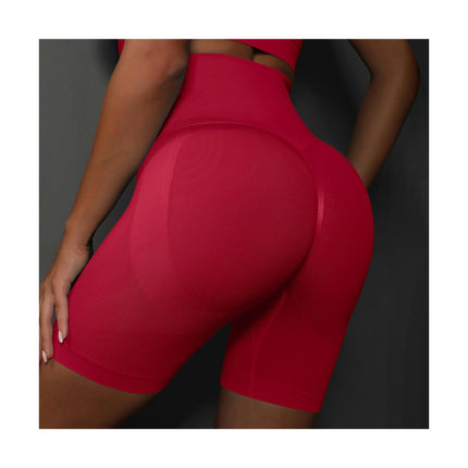 Yoga Shorts for Women Seamless Scrunch Butt Lifting High Waisted Gym Running Short Pants