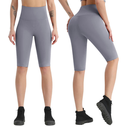 1 Pack Biker Shorts for Women, High Waisted Workout Compression Yoga Running Shorts