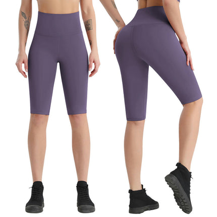 1 Pack Biker Shorts for Women, High Waisted Workout Compression Yoga Running Shorts