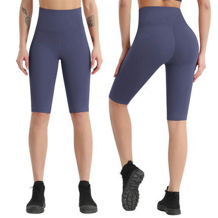 1 Pack Biker Shorts for Women, High Waisted Workout Compression Yoga Running Shorts