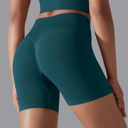 High Waisted Shorts for Women Seamless Scrunch Butt Yoga Short -  Gym Booty Shorts