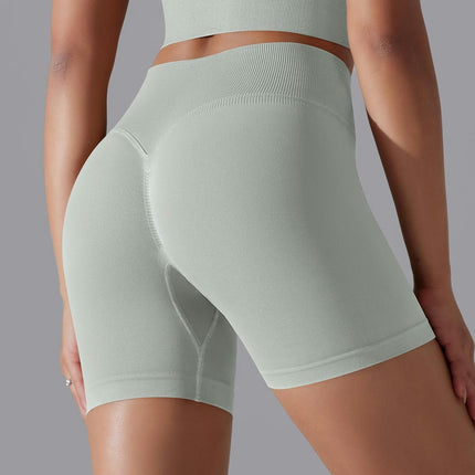 High Waisted Shorts for Women Seamless Scrunch Butt Yoga Short -  Gym Booty Shorts