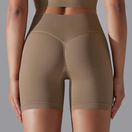 High Waisted Shorts for Women Seamless Scrunch Butt Yoga Short -  Gym Booty Shorts