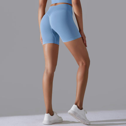 High Waisted Shorts for Women Seamless Scrunch Butt Yoga Short -  Gym Booty Shorts