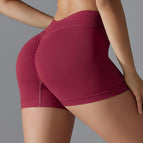 6664 shorts-wine red