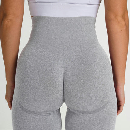 Women's Workout Gym Shorts, High Waisted Lifting Scrunch Butt Seamless Booty Shorts