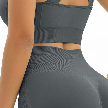 Women's High Waist Workout Shorts Butt Lifting Tummy Control Yoga Short Pants