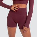 6095 shorts-wine red