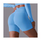 6659 shorts-lotus blue