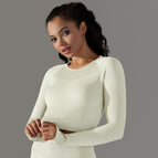 6623 long sleeve-milk white