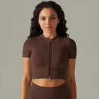 9310 short-sleeved-brown