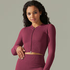 9310 long sleeve-wine red