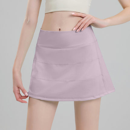 Women's Pleated Tennis Skorts Golf Skirt High Waisted Athletic Running Casual Shorts with Pockets