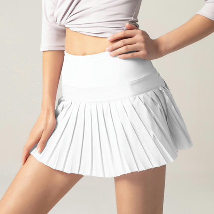 Womens Pleated Tennis Skirt with Shorts High Waisted Golf Skort  Workout Athletic Skorts with Pockets