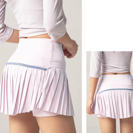 Womens Pleated Tennis Skirt with Shorts High Waisted Golf Skort  Workout Athletic Skorts with Pockets