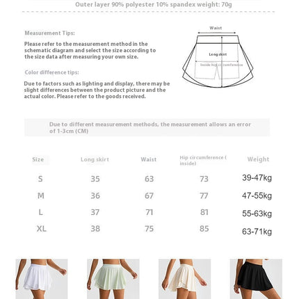 Tennis Skirt for Women with Shorts Golf Skort High Waisted Workout Athletic Skorts Skirts with Pockets