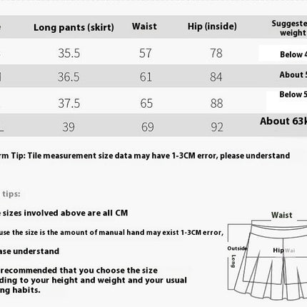 Women's High Waisted Tennis Skirts A-line Hem Back Pleated Golf Skorts with Inner Shorts