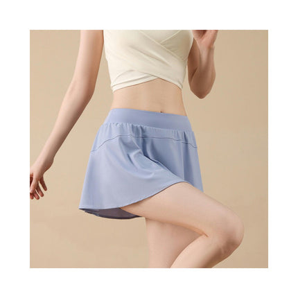 Women's Tennis Skirt - Quick Dry Running Sports Skirt with Pocket Flowing Skirt