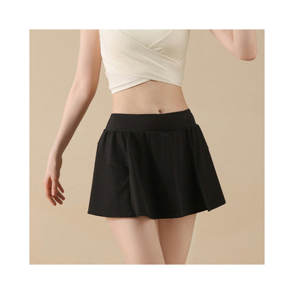 Women's Tennis Skirt - Quick Dry Running Sports Skirt with Pocket Flowing Skirt