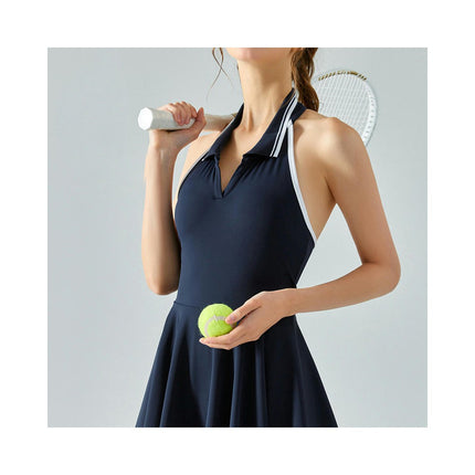 Womens Tennis Dress with Built in Shorts and Bra Workout Dress Golf Athletic Dress for Women