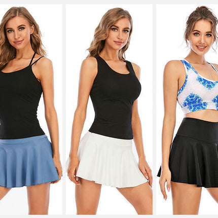 Pleated Tennis Skirts for Women High Waisted Athletic Golf Skorts with Pockets Shorts