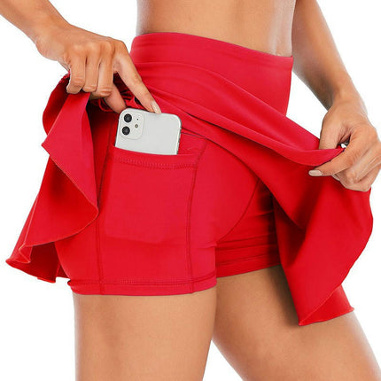 Pleated Tennis Skirts for Women High Waisted Athletic Golf Skorts with Pockets Shorts