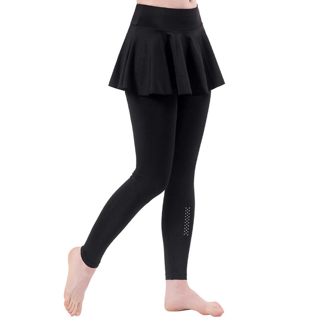 Women's High Waist Running Skort with Leggings Pockets Active Sport Golf Tennis Skirt