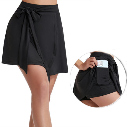 Athletic Shorts for Women Running Sports 2-in-1 Double Layer Quick-Drying Comfy Shorts Skort