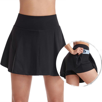 Pleated Tennis Skirts for Women High Waisted Athletic Golf Skorts with Pockets and Liner Shorts