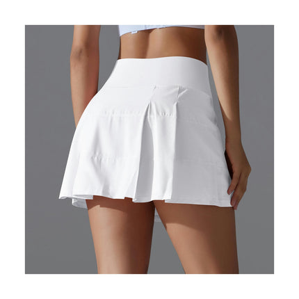 Women Tennis Golf Athletic Skort Skirt with Lined Shorts for Sports Running Gym