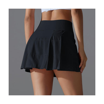 Women Tennis Golf Athletic Skort Skirt with Lined Shorts for Sports Running Gym