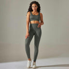 9226 bras+trousers set-deep gray