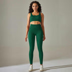 9226 bras+trousers set-dark green