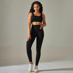 9226 bras+trousers set-pure black