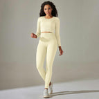 9226 long-sleeved+trousers set-milk white