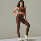 9310 bras+trousers set-brown