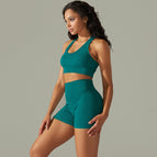 9310 bras+shorts set-dark green