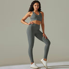 9310 bras+trousers set-deep gray