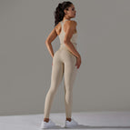 6621 loose bras+trousers set-beige AB