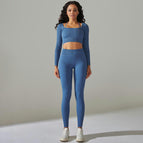 6612 long sleeve+trousers set-blue