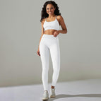 6612 suspender bras+trousers set-milk white